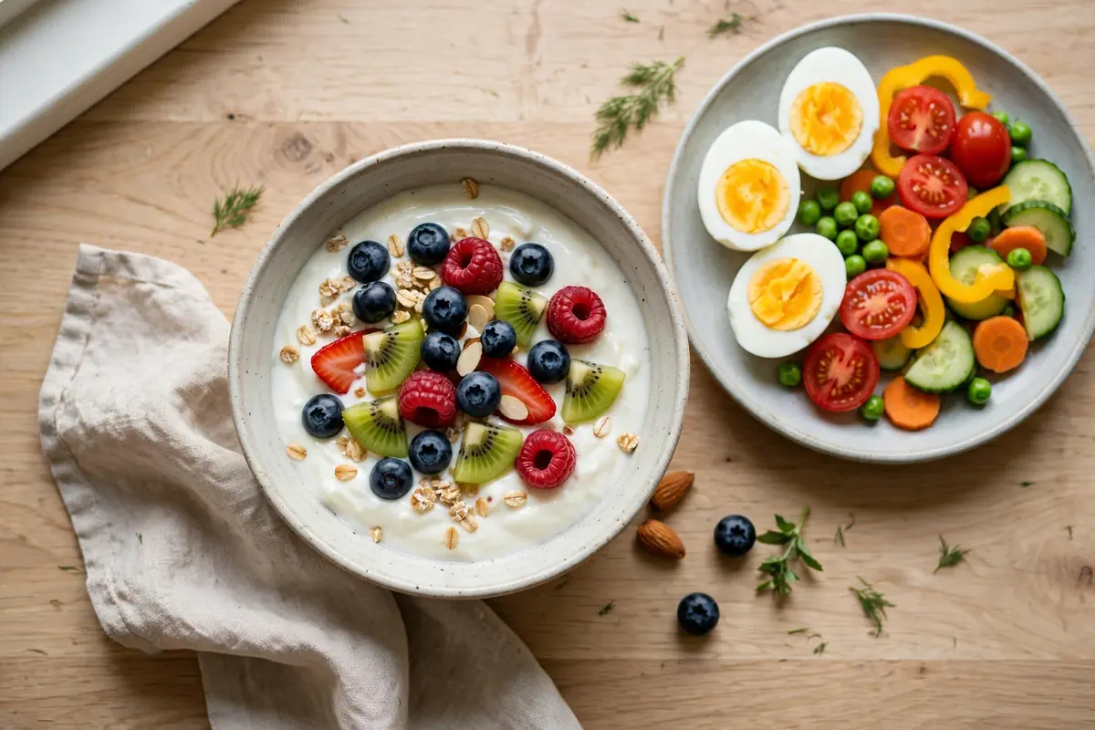 Repas simple et équilibré